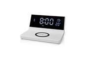 Handys - Adapter und Ladegeräte - Nedis Alarm clock with wireless charging - WCACQ20WT