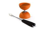Spiele im Freien - Eureka - Rubber Diabolo with Aluminum Sticks - Orange - 52515701