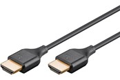 Display Kabel - Pro HDMI 2.0 Slim - Display Kabel - 2m - Schwarz - HDMI-HDMI-SLim-BL2