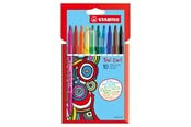 Utensilien zum Schreiben und Zeichnen - STABILO Trio 2 in 1 - Felt-tip pen and fineliner in one - Set of 10 pieces - 223/10-01