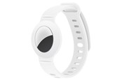 Handys - Anderes Zubehör - Lippa Silicone Wristband for AirTag and Smart Finder - White - LPCOVER0049