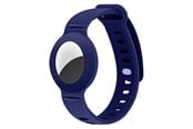 Handys - Anderes Zubehör - Lippa Silicone Wristband for AirTag and Smart Finder - Blue - LPCOVER0050
