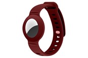 Handys - Anderes Zubehör - Lippa Silicone Wristband for AirTag and Smart Finder – Red - LPCOVER0051