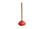 Reinigung - G.Funder Washing vacuum rubber mop with wooden handle - 5701137001681
