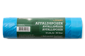 Reinigung - G.Funder Garbage bags with drawstring 30 liters blue - 5701137104306