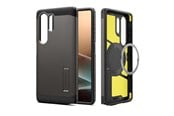 Handys - Cover & Cases - Spigen Tough Armor MagSafe - gunmetal - Samsung Galaxy S25 Ultra - ACS08965