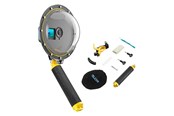 Actionkamera Zubehör - TELESIN Waterpoof dome port for DJI Action 4 / 3 - OA-DMP-001