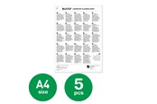 Druckerzubehör - Tinte & Toner - Leitz Premium A3/A4 Reinigungsblätter für Laminiergeräte, 5er-Pack - 72550000