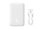 Powerbank (Akku) - Baseus Magnetic Mini Air PPCXM06A 6000mAh 20W Power Bank with Simple Series USB-C Cable - White Powerbank (Akku) - Weiß - 6000 mAh - P10059002223-00