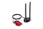 Netzwerkadapter (Netzkarte, Druckserver, u.s.w.) - Cudy Adapter PCI-E WE4000 AX5400 WiFi 6E Magnetic Antennas - WE4000