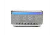 DAB, Netzwerk und Radiowecker - DENVER CRQ-225 - FM Clock Radio - with Bluetooth function & wireless charging - Gray - FM - CRQ-225