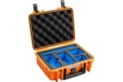 Kamerataschen - B&W International Case Type 1000 for Insta360 X4 (orange) - 1000/O/X4