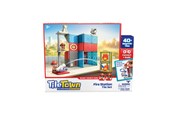 Bausets - Tile Town Fire Station Magnetic Tiles Playset 46 pcs - 90305