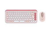 Tastaturen - Logitech POP Icon Combo - Tastatur & Maus Set - Deutsch - Weiss - 920-013108