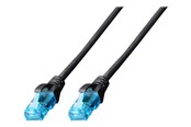 Netzwerk - Kabel - DIGITUS patch cable - 3 m - black - Schwarz - 3m - DK-1511-030/BLACK