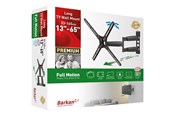 Wandhalterungen, AV-Halterungen & AV-Möbel - Barkan BM343LP mounting kit - full-motion - for LCD display/ curved LCD display - black - Max 36.2 kg - recommended for 65" - BM343LP
