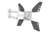 Wandhalterungen, AV-Halterungen & AV-Möbel - Barkan 3400LW bracket - full-motion - for TV - white metallic black - Max 40 kg - recommended for 70" - 3400LW