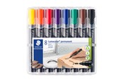 Utensilien zum Schreiben und Zeichnen - Staedtler Marker Lumocolor permanent 8pcs.box - 352 WP8