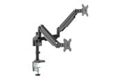 Monitorhalterung - InLine mounting kit - for 2 LCD displays - black - 23160B