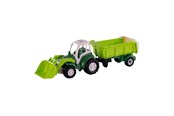 Spielzeugauto - Cavallino Toys - Cavallino XL Tractor Green with Tipper Trailer 86.5cm - 3109SF01