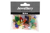 Kreativ-Spiele - Creativ Company Glass Beads Various Leaves and Flowers 60 grams - 684260