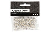 Kreativ-Spiele - Creativ Company Beads Silver 50pcs. - 698241