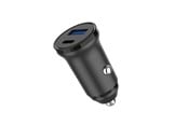 Handys - Adapter und Ladegeräte - GEAR 12/24V Car Charger 1xUSB-C + 1xUSB-A PD 30W + QC18.0W MAX - Black - 665142