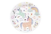 Spielzeug - Folat BV Plates Unicorns & Rainbows 8pcs. - 61927