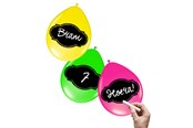 Spielzeug - Folat BV Writable Balloons Neon 6 pcs. - 63705