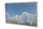 Wandhalterungen, AV-Halterungen & AV-Möbel - HI-ND EASY mounting kit - landscape - for LCD display - white RAL 9003 - Max - recommended for 43" - WC4300-0201-01