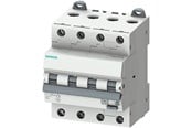Komponenten für Schaltkästen und Schränke - Siemens RCBO combi circuit breaker 3P+N 30mA 6kA C20A - 20104