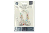 Spielzeug - Folat BV - Standing Foil Balloon Joyful Party Number 0 -72cm - 63960