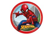 Spielzeug - Globos - Paper Plates FSC Spider-Man Crime Fighter 8 pcs. - 93863