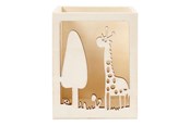 Schreibtischzubehör - Creativ Company - Giraffe wooden pencil box - 54434