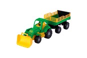 Spielzeugauto - Cavallino Toys - Classic Tractor with Tipper Trailer 66cm - 3068WD01