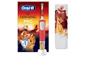 Elektrische Zahnbürsten - Oral-B Elektrische Zahnbürste Vitality Pro Kids Lion King Travel Case - 8700216297257