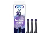 Elektrische Zahnbürsten - Oral-B Bürstenköpfe iO Radiant White Black - 3 pcs - 8700216457118