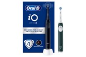 Elektrische Zahnbürsten - Oral-B Elektrische Zahnbürste iO2 Duo Night Black / Forest Green - 8700216612418