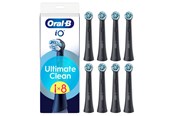 Elektrische Zahnbürsten - Oral-B Bürstenköpfe iO Ultimate Clean Black - 8 pcs - 8700216778497