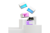 Smart-Home - Nanoleaf Expo Smart Display Case Starter Kit - 4 Pack - SQFX01K02-4WT
