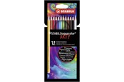 Utensilien zum Schreiben und Zeichnen - STABILO Aquacolor - Watercolor Colored Pencil - ARTY - Set 12 Pcs. - 1612/1-20