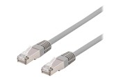 Netzwerk - Kabel - Deltaco patch cable - 1 m - grey - Grau - 1meter - SFTP-61H