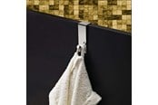 Badezimmerzubehör - Gedy Einzelner Handtuchhalter für Tür - Chrom - 212513