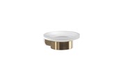 Badezimmerzubehör - Gedy Piren wandmontierte Seifenschale - Gebürstetes Messing - 30686