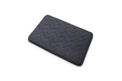 Badezimmerzubehör - Gedy Mousse bademåtte - Memory foam - Antracitgrå 40x60 cm - 96MS4060859