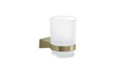 Badezimmerzubehör - Gedy Tonale Zahnbürstenhalter - Gebürstetes Messing - TN1088