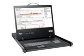 KVM Switches - Eaton series 16-Port Rack Console VGA KVM Switch w/ 19" LCD 1U TAA - B040-016-19