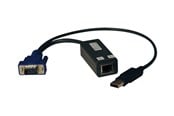 Repeater, boosters, bridges & Transceiver - Eaton Series USB Single Server Interface Unit Virtual Media KVM Switch HD15 USB RJ45 TAA - B078-101-USB-1