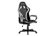 Gaming Stühle - DUTZO DASH Junior Gaming Stuhl - Schwarz / Weiß - PU-Leder - Bis zu 110 kg - DGC-DASH-BW