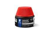 Utensilien zum Schreiben und Zeichnen - Staedtler Refill ink 4 pcs Lumocolor permanent Red - 488 50-2